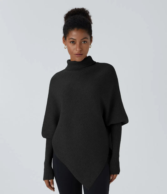 Amaya™ – Asymmetrischer Rollkragenpullover